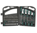 BRÜDER MANNESMANN Kit d'outils, 47 pièces, dans une malette