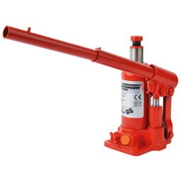 Cric hydraulique, rouge