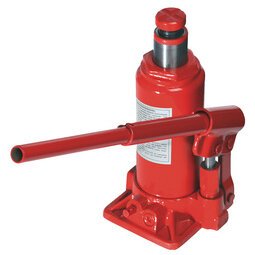 Cric hydraulique, rouge