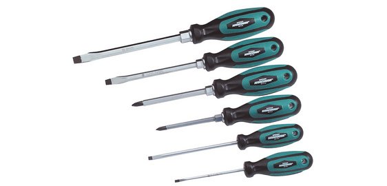 BRÜDER MANNESMANN Screwdriver Set, 6 pieces
