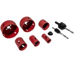 BRÜDER MANNESMANN Kit de scies cloches, 8 pièces, bimétal