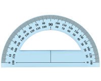 Rapporteur 180 degrés, 120 mm, incassable