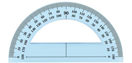 180-Grad-Winkelmesser, 120 mm, unzerbrechlich