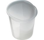 Corbeille à papier 'the joy', PP, 13 litres, blanc