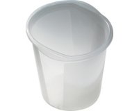 Corbeille à papier 'the joy', PP, 13 litres, blanc