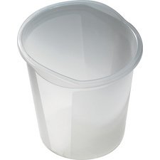 Corbeille à papier 'the joy', PP, 13 litres, blanc