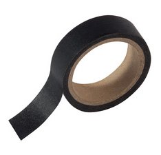 Ruban de masquage, sur rouleau, noir