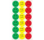 Pastille de présentation Smiley, papier, assorti