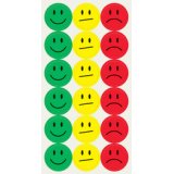 Pastille de présentation Smiley, papier, assorti