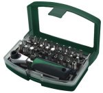 BRÜDER MANNESMANN Jeu d'embouts 32 pièces, mallette plastique