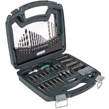 BRÜDER MANNESMANN Kit de forets & embouts, 75 pièces