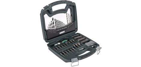 BRÜDER MANNESMANN Drill & Bit Set, 75 Pieces