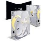 Classeur à levier 'Abstract', A4, motif à losanges