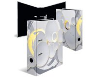 Classeur à levier 'Abstract', A4, motif à losanges