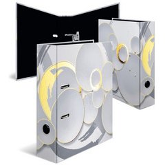 Classeur à levier 'Abstract', A4, motif à losanges