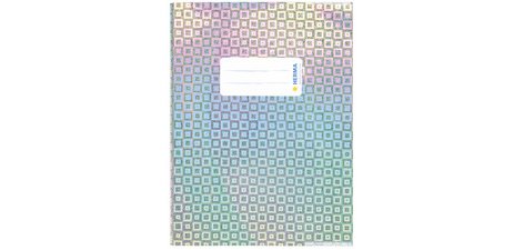 Protège-cahier 'Glamour', A5, film brillant, argent