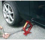 Cric pour voiture avec manivelle, 1,5 t