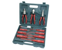 BRÜDER MANNESMANN Kit de tournevis & pinces VDE, 11 pièces