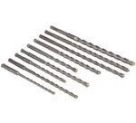 BRÜDER MANNESMANN Kit de forets & burins SDS PLUS, 13 pièces