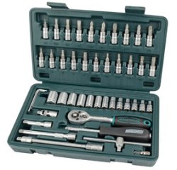 BRÜDER MANNESMANN Jeu de douilles 1/4', 46 pièces