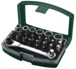 BRÜDER MANNESMANN Jeu d'embouts & de douilles, 24 pièces