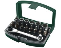 BRÜDER MANNESMANN Jeu d'embouts & de douilles, 24 pièces