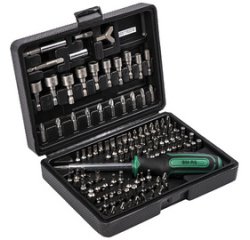 BRÜDER MANNESMANN Jeu d'embouts, 122 pièces