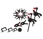 Kit de pinces à serrage rapide, 16 pièces