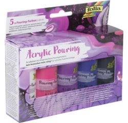 Peinture acrylique pour pouring 'INTENSE', assorti