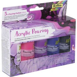 Peinture acrylique pour pouring 'INTENSE', assorti