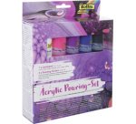 Kit de peinture acrylique pour pouring 'INTENSE', 5+1