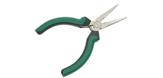 BRÜDER MANNESMANN Pince à bec pointu 'Elektronik', droite