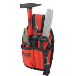 Sac avec kit d'outils 7 pièces, noir/rouge