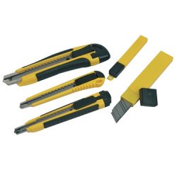 Cutters, zwart/geel, 3 stuks