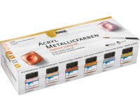 Peinture acrylique métallique, kit Glamour Living