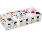 Peinture à marbrer 'Magic Marble', kit Love Neon!