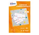 Cartes de correspondance jet d'encre, 128 x 82 mm