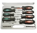 Kit de tournevis, 21 pièces, avec embouts