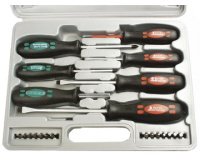 Kit de tournevis, 21 pièces, avec embouts