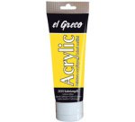 Peinture acrylique el Greco, tube 75 ml