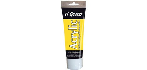 Peinture acrylique el Greco, tube 75 ml