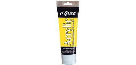 Peinture acrylique el Greco, tube 75 ml