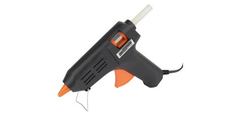 Pistolet à colle, malette en plastique