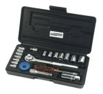 Jeu de douilles 1/4' + 3/8', 20 pièces