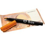 Pen for detecting counterfeit bills, color: yellow / black