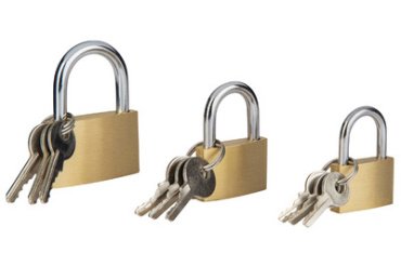 Jeu de cadenas, 3 pièces, anse courte