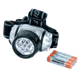 Frontale ledlamp draaibaar met 7 ledlichtjes