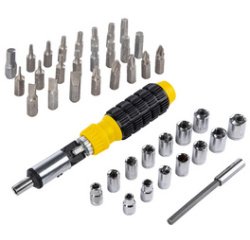 Jeu d'embouts de vissage & clés à douille