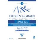 Dessin à Grain bloc collé 40F A5 125g