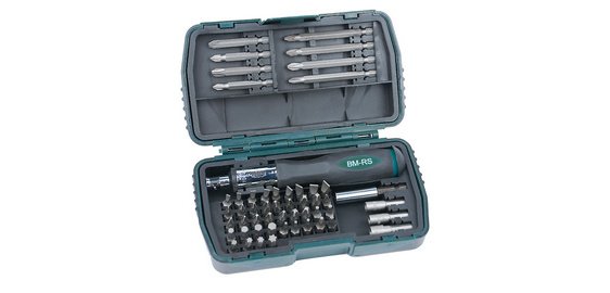 BRÜDER MANNESMANN Kit d'embouts, 53 pièces, boîte plastique